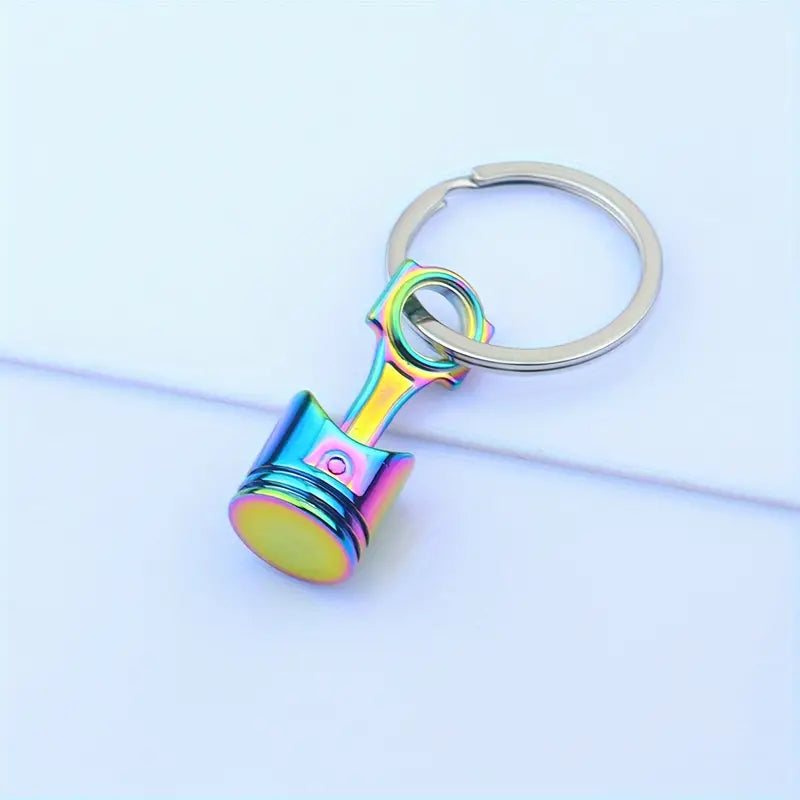 Car piston keychain