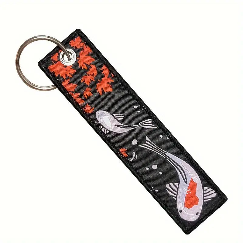 Japanese fish keychain