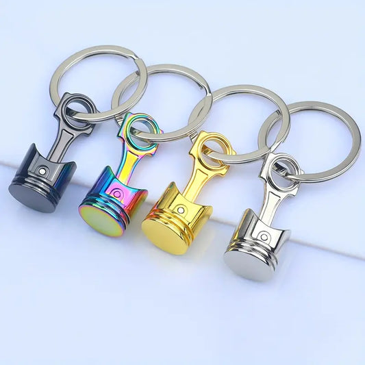 Car piston keychain