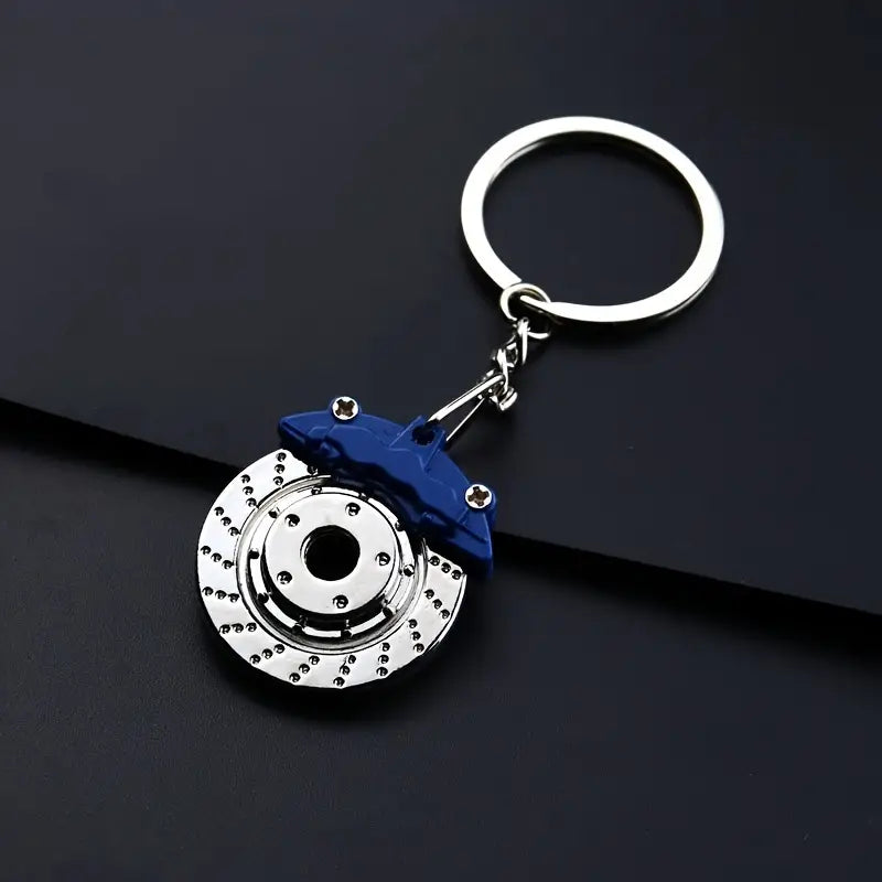 Rotating Brake Disc Keychain